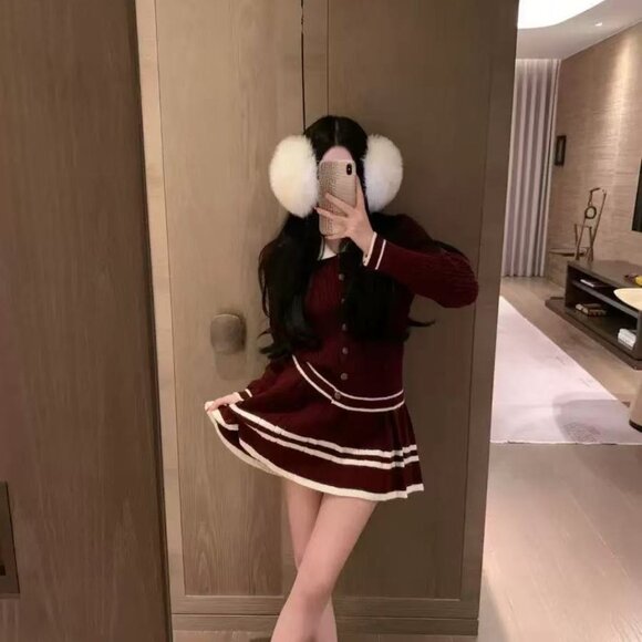 Polo Ralph Lauren  Christmas Limited Edition Embroidered Wool Cardigan Set - Picture 2 of 7